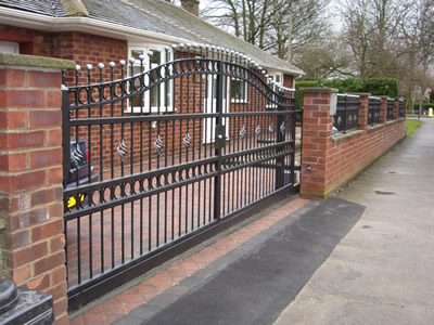 Simple and Single | Wrought Iron Gates Manchester